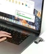 Металлическая USB Флешка 2в1 128GB Type-C/USB 3.0 для телефона компьютера USAMS USB3.0 US-ZB201 Серый - изображение 5