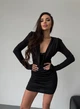 Жіноча міні сукня із виразним декольте Uaclothes 42-44 Чорний (like36052-164741349) - изображение 7