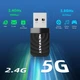 Бездротовий USB-адаптер NEWFAST WiFi 1300 Мбіт/с - изображение 3