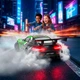 Радиоуправляемая машинка дрифтовая 4WD Mercedes AMG GT 27см. с эффектом дыма LED подсветка полноприводная для дрифта и гонок black-green - изображение 6