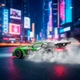 Радиоуправляемая машинка дрифтовая 4WD Mercedes AMG GT 27см. с эффектом дыма LED подсветка полноприводная для дрифта и гонок black-green - изображение 7