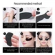 Гидрогелевые патчи под глаза с коллагеном черные Lanbena Collagen Crystal Eye Mask Black 6г/2шт - изображение 2