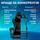Геймерское Кресло с Подставкой для Ног до 135 кг Компьютерное Игровое Кресло для Геймера 4Points Vecotti GT Черное - изображение 7