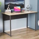 Письмовий стіл Ferrum-decor Майк 75x100x60 чорний ДСП Дуб Сонома 16мм (FRD-103848) - зображення 4