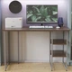 Письмовий стіл Ferrum-decor Кевін 75x100x60 сірий ДСП Дуб Сонома Трюфель 16мм (FRD-101713) - зображення 3