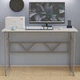 Письменный стол Ferrum-decor Раян 75x100x60 серый ДСП Белое 16мм (FRD-101591) - изображение 2