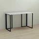 Письменный стол Ferrum-decor Ханна 75x140x70 черный ДСП Белое 16мм (FRD-103521) - изображение 1