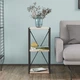 Етажерка 3/34 Ferrum-decor Серії Конект 73x34x28 чорний ДСП Дуб Сан-Марино 16мм (FRD-104290) - зображення 1
