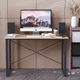 Письмовий стіл Ferrum-decor Дейв 75x120x60 чорний ДСП Дуб Сонома 16мм (FRD-101974) - зображення 4