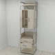 Шафа Гардероб Уні секція 5 серії Конект Ferrum-decor 220x60x50см Сірий метал ДСП Дуб Сонома 32 мм (FRD-104517) - зображення 1