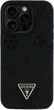 Панель Guess Grained Hot Stamp Peony Triangle Logo MagSafe для Apple iPhone 16 Pro Black (3666339427542) - зображення 3