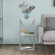 Этажерка 3/34 Ferrum-decor Серии Конект 73x34x28 серый ДСП Бетон 16мм (FRD-105545) - изображение 1