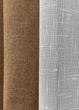 Комплект штор VR-Textil лен премиум ELEMENTA 150х270 2шт и Тюль 400х270 1865ш-115т светло-коричневый с белым 71-071/3 - изображение 6