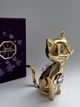 Фигурка Crystocraft со стразами Swarovski Котик 8 см 1602285 - изображение 3