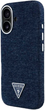 Панель Guess Denim Triangle Logo MagSafe для Apple iPhone 16 Blue (3666339428273) - зображення 2