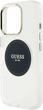 Etui Guess IML Metal Colored Circle Classic Logo MagSafe do Apple iPhone 16 Pro Transparent/Black (3666339428440) - obraz 6