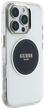 Etui Guess IML Metal Colored Circle Classic Logo MagSafe do Apple iPhone 16 Pro Max Transparent/Black (3666339428457) - obraz 4