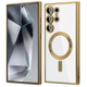 Чехол Fiji Chrome для Samsung Galaxy S24 Ultra (S928) с MagSafe и защитой камер Gold - изображение 1