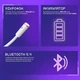 Бездротова ігрова гарнітура Proove Gaming Bliss (APP) white (GHBLPP010002) - зображення 12