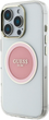 Панель Guess IML Metal Colored Circle Classic Logo MagSafe для Apple iPhone 16 Pro Transparent/Pink (3666339428594) - зображення 2