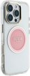 Панель Guess IML Metal Colored Circle Classic Logo MagSafe для Apple iPhone 16 Pro Transparent/Pink (3666339428594) - зображення 4