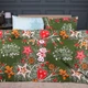 Комплект постельного белья Mirson Полуторный Евро 160х220 см 17-0881 Holiday Star green Ranforce Elite (2200012196793) - изображение 1
