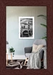 Фоторамка пластиковая 10х15 багет: AM1513-1118-1 Темное дерево (с антибликовым стеклом 2мм, двп с ножкой) EmojiFrame - изображение 1