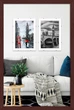 Фоторамка пластиковая 25х38 багет: AM1513-1118-1 Темное дерево (с антибликовым стеклом 2мм, двп) EmojiFrame - изображение 1