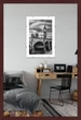 Фоторамка пластиковая 30х45 багет: AM1513-1118-1 Темное дерево (с глянцевым стеклом 1-1.5мм, двп) EmojiFrame - изображение 1