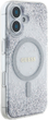 Панель Guess HC Resin Bottom Glitter MagSafe для Apple iPhone 16 Silver (3666339429935) - зображення 4