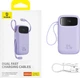 Powerbank Baseus Qpow2 20000 mAh 22.5W Purple (P10055002513-00) - obraz 8