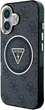 Etui Guess IML Metal Glitter 4G Circle Triangle MagSafe do Apple iPhone 16 Black (3666339430061) - obraz 2