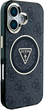 Etui Guess IML Metal Glitter 4G Circle Triangle MagSafe do Apple iPhone 16 Black (3666339430061) - obraz 4
