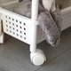 Этажерка 3-х-ярусная на колесиках MBM HOME FH-23 WHITE пластиковая белая - изображение 8