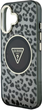 Etui Guess HC IML Leopard Triangle Cord Strap MagSafe do Apple iPhone 16 Black (3666339432461) - obraz 5