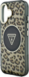 Etui Guess HC IML Leopard Triangle Cord Strap MagSafe do Apple iPhone 16 Brown (3666339432614) - obraz 5