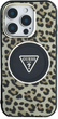 Панель Guess HC IML Leopard Triangle Cord Strap MagSafe для Apple iPhone 16 Pro Brown (3666339432638) - зображення 2