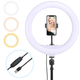Кольцевая светодиодная лампа 30см со штативом и с Bluetooth-пультом YQ-320b light set (Kit1) Питание от USB - изображение 5