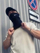 Флисовый бафф премиум качества со стильным вышитым значком черный - изображение 3