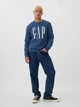 Свитшот на флисе мужской GAP 767599466 S Синий (1159848498) - изображение 3