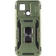Ударопрочный чехол Epik Camshield Army Ring для Xiaomi Redmi 10C Оливковый / Army Green - изображение 4