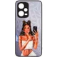 TPU+PC чехол Epik Prisma Ladies для Xiaomi Redmi Note 12 Pro 5G Black in White - изображение 2