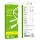 Аудіокабель BOROFONE BL16 3.5mm male to 3.5mm male, PVC, 1m, White - зображення 2