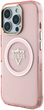 Etui Guess IML Metal Mountain Logo MagSafe do Apple iPhone 16 Pro Max Pink (3666339434144) - obraz 2