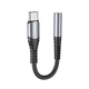 Аудіокабель HOCO LS33 Type-C Digital 3. 5 Audio converter сірий - изображение 1