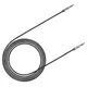 Аудіокабель Baseus M30 3.5mm male to 3.5mm male, nylon braid, 1.5m Silver+Black - зображення 1