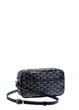 Премиальная сумка через плечо Goyard темно-синяя. - изображение 4