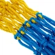 Сетка баскетбольная сетка для баскетбольного кольца SP-Sport 5250 Yellow-Blue - изображение 8
