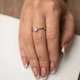 Кольцо с фианитами Серебро 925 Синтия 16,5р - изображение 2