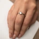 Кольцо с фианитами Серебро 925 Синтия 16,5р - изображение 3